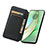 Custodia Portafoglio In Pelle Fantasia Modello Cover con Supporto S06D per Motorola Moto Edge 40 5G