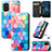 Custodia Portafoglio In Pelle Fantasia Modello Cover con Supporto S06D per Nokia G100