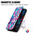 Custodia Portafoglio In Pelle Fantasia Modello Cover con Supporto S06D per Nokia G100