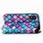 Custodia Portafoglio In Pelle Fantasia Modello Cover con Supporto S06D per Sharp Aquos wish3