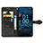 Custodia Portafoglio In Pelle Fantasia Modello Cover con Supporto S07D per Nokia G100