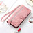 Custodia Portafoglio In Pelle Fantasia Modello Cover con Supporto S07D per Samsung Galaxy S21 Plus 5G Oro Rosa