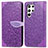 Custodia Portafoglio In Pelle Fantasia Modello Cover con Supporto S07D per Samsung Galaxy S21 Ultra 5G