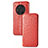 Custodia Portafoglio In Pelle Fantasia Modello Cover con Supporto S09D per Huawei Honor Magic3 5G Rosso