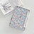 Custodia Portafoglio In Pelle Fantasia Modello Cover con Supporto XH2 per Apple iPad 10.2 (2019) Bianco