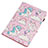 Custodia Portafoglio In Pelle Fantasia Modello Cover con Supporto Y01B per Apple iPad 10.2 (2019)