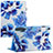 Custodia Portafoglio In Pelle Fantasia Modello Cover con Supporto Y01B per Apple iPad 10.9 (2022) Blu