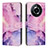 Custodia Portafoglio In Pelle Fantasia Modello Cover con Supporto Y01X per Realme 11 Pro 5G Viola