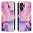 Custodia Portafoglio In Pelle Fantasia Modello Cover con Supporto Y01X per Realme C55