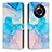 Custodia Portafoglio In Pelle Fantasia Modello Cover con Supporto Y01X per Realme Narzo 60 5G Cielo Blu