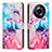 Custodia Portafoglio In Pelle Fantasia Modello Cover con Supporto Y01X per Realme Narzo 60 Pro 5G Multicolore