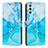 Custodia Portafoglio In Pelle Fantasia Modello Cover con Supporto Y01X per Samsung Galaxy A04s