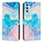 Custodia Portafoglio In Pelle Fantasia Modello Cover con Supporto Y01X per Samsung Galaxy A04s