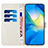 Custodia Portafoglio In Pelle Fantasia Modello Cover con Supporto Y01X per Samsung Galaxy F02S SM-E025F