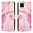 Custodia Portafoglio In Pelle Fantasia Modello Cover con Supporto Y01X per Samsung Galaxy M12 Rosa