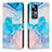 Custodia Portafoglio In Pelle Fantasia Modello Cover con Supporto Y01X per Xiaomi Mi 12T 5G Cielo Blu