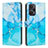 Custodia Portafoglio In Pelle Fantasia Modello Cover con Supporto Y01X per Xiaomi Poco F5 5G Blu