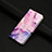 Custodia Portafoglio In Pelle Fantasia Modello Cover con Supporto Y01X per Xiaomi Redmi 9C NFC Viola