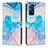 Custodia Portafoglio In Pelle Fantasia Modello Cover con Supporto Y01X per Xiaomi Redmi Note 11 Pro 4G Cielo Blu