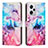 Custodia Portafoglio In Pelle Fantasia Modello Cover con Supporto Y01X per Xiaomi Redmi Note 12 Pro 5G Multicolore