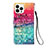 Custodia Portafoglio In Pelle Fantasia Modello Cover con Supporto Y02B per Apple iPhone 15 Pro