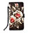 Custodia Portafoglio In Pelle Fantasia Modello Cover con Supporto Y02B per Samsung Galaxy A02