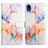 Custodia Portafoglio In Pelle Fantasia Modello Cover con Supporto Y02B per Samsung Galaxy A03 Core Blu