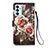 Custodia Portafoglio In Pelle Fantasia Modello Cover con Supporto Y02B per Samsung Galaxy A05s