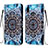 Custodia Portafoglio In Pelle Fantasia Modello Cover con Supporto Y02B per Samsung Galaxy A10s Multicolore