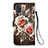 Custodia Portafoglio In Pelle Fantasia Modello Cover con Supporto Y02B per Samsung Galaxy A21s