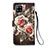 Custodia Portafoglio In Pelle Fantasia Modello Cover con Supporto Y02B per Samsung Galaxy A42 5G