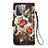 Custodia Portafoglio In Pelle Fantasia Modello Cover con Supporto Y02B per Samsung Galaxy A52s 5G