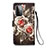 Custodia Portafoglio In Pelle Fantasia Modello Cover con Supporto Y02B per Samsung Galaxy A72 5G