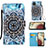 Custodia Portafoglio In Pelle Fantasia Modello Cover con Supporto Y02B per Samsung Galaxy F12