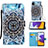 Custodia Portafoglio In Pelle Fantasia Modello Cover con Supporto Y02B per Samsung Galaxy F42 5G