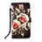 Custodia Portafoglio In Pelle Fantasia Modello Cover con Supporto Y02B per Samsung Galaxy M02