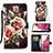 Custodia Portafoglio In Pelle Fantasia Modello Cover con Supporto Y02B per Samsung Galaxy S20 FE 4G Nero