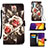 Custodia Portafoglio In Pelle Fantasia Modello Cover con Supporto Y02B per Samsung Galaxy S23 FE 5G Nero