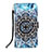 Custodia Portafoglio In Pelle Fantasia Modello Cover con Supporto Y02B per Xiaomi Poco X4 Pro 5G Multicolore