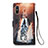 Custodia Portafoglio In Pelle Fantasia Modello Cover con Supporto Y02B per Xiaomi Redmi 9AT