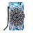 Custodia Portafoglio In Pelle Fantasia Modello Cover con Supporto Y02B per Xiaomi Redmi 9AT