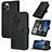 Custodia Portafoglio In Pelle Fantasia Modello Cover con Supporto Y02X per Apple iPhone 13 Pro