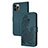 Custodia Portafoglio In Pelle Fantasia Modello Cover con Supporto Y02X per Apple iPhone 13 Pro Max Verde