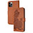 Custodia Portafoglio In Pelle Fantasia Modello Cover con Supporto Y02X per Apple iPhone 14 Pro Max