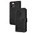 Custodia Portafoglio In Pelle Fantasia Modello Cover con Supporto Y02X per Apple iPhone 14 Pro Max Nero