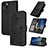 Custodia Portafoglio In Pelle Fantasia Modello Cover con Supporto Y02X per Apple iPhone 15