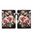 Custodia Portafoglio In Pelle Fantasia Modello Cover con Supporto Y03B per Apple iPad Pro 11 (2022) Rosso