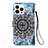 Custodia Portafoglio In Pelle Fantasia Modello Cover con Supporto Y03B per Apple iPhone 13 Pro