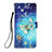 Custodia Portafoglio In Pelle Fantasia Modello Cover con Supporto Y03B per Samsung Galaxy A02