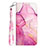 Custodia Portafoglio In Pelle Fantasia Modello Cover con Supporto Y03B per Samsung Galaxy A03 Core Rosa Caldo